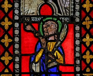 Window Depicting Saint Agnes